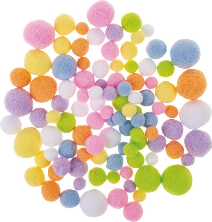 Immagine prodotto Playbox Pompom pastello - 100 pezzi