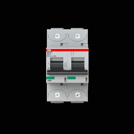 Image du produit ABB Fusible de branche S802PV-SP10 800V DC 10A 2 pôles