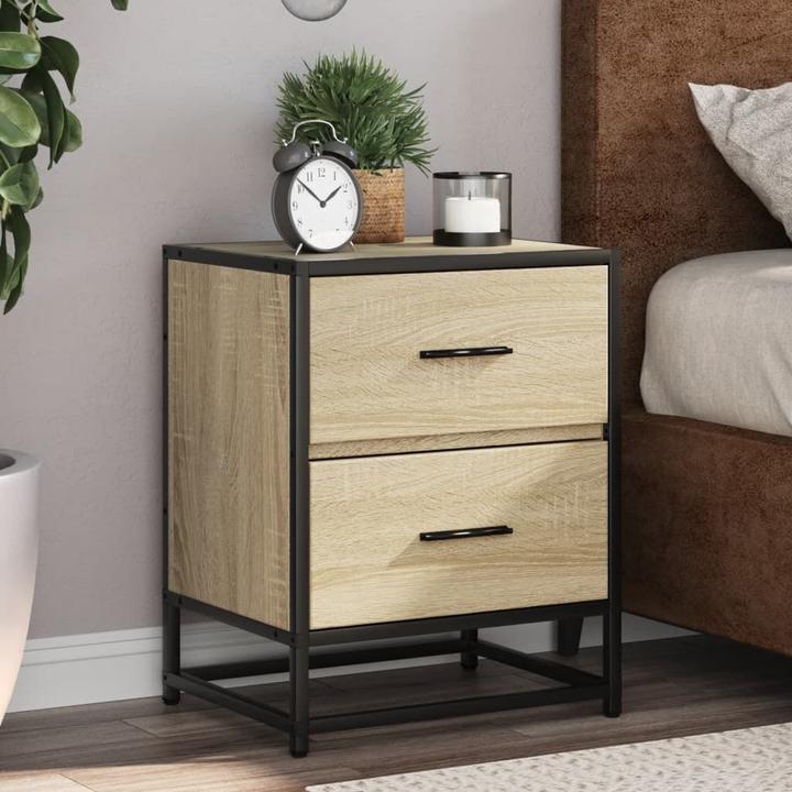 Image du produit VidaXL Table de nuit Table de chevet Table de chevet Chêne Sonoma (40 x 31 x 50 cm)