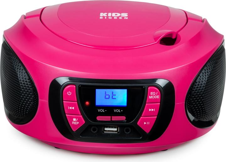 Bigben Tragbares CD/Radio CD62 USB/BT (UKW, FM, Bluetooth)