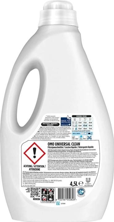 Produktbild OMO Universal Clean (100 Waschgänge, Flüssig)