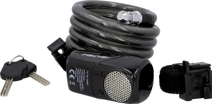 Produktbild Fischer Alarm-Spiralschloss 120cm 12mm