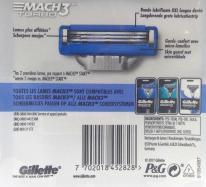 Produktbild Gillette Mach3 Turbo 5er Klingen (5 x)
