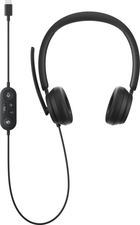 Actual product image Microsoft Modern USB-C Headset (I6S-00010) black (Cable, USB-C)