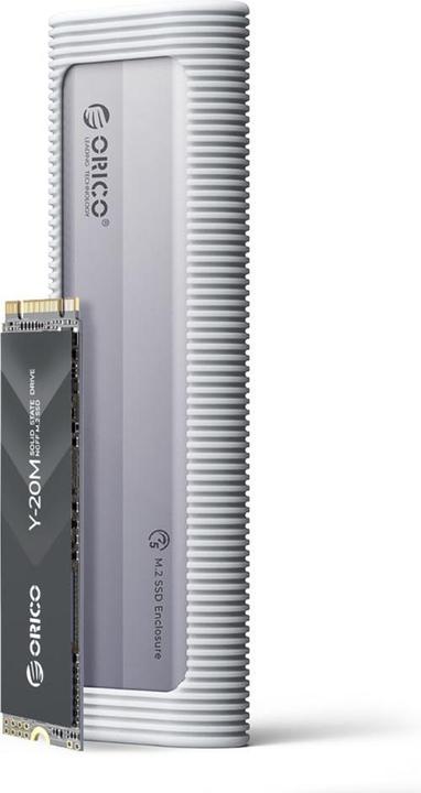 Image du produit Orico SSD Enclosure AXM2-G2-V1 for SATA M.2 NVMe, Grey (M.2 2280)