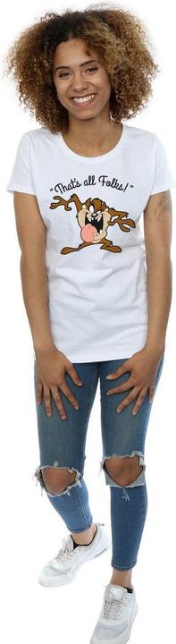 Image du produit Looney Tunes T-shirt en coton Taz pour femmes/femmes That's All Folks (XXL)