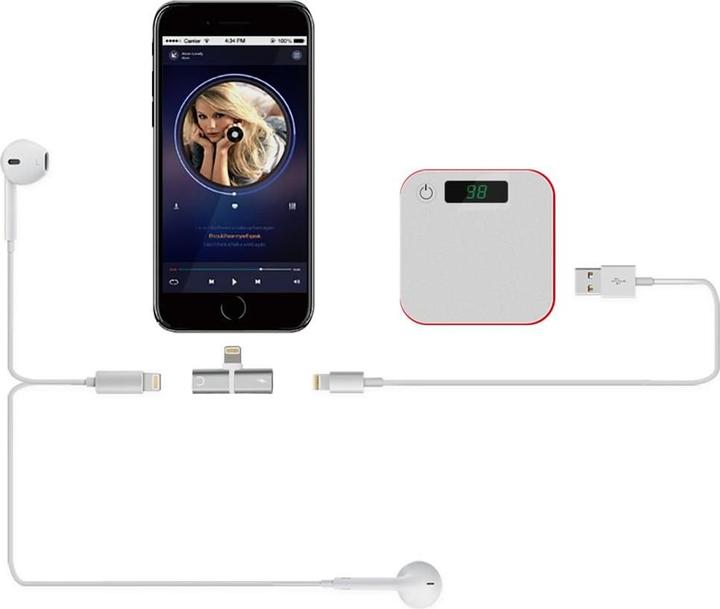 Produktbild JTI Lightning-Adapter für iPhone - Schwarz (Lightning, Lightning)