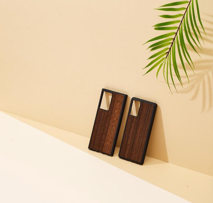 Produktbild Man.Wand &WOOD case for Galaxy Note 20 Ultra koala juodas (Samsung Galaxy Note 20 Ultra)