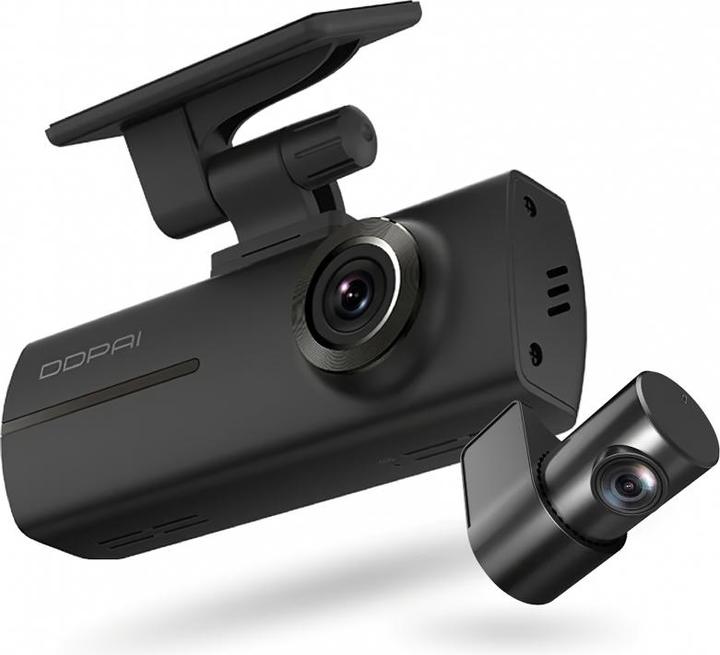 Image du produit DDpai N1 Dual 1296p@30fps +1080p (Récepteur GPS, WiFi, Full HD)