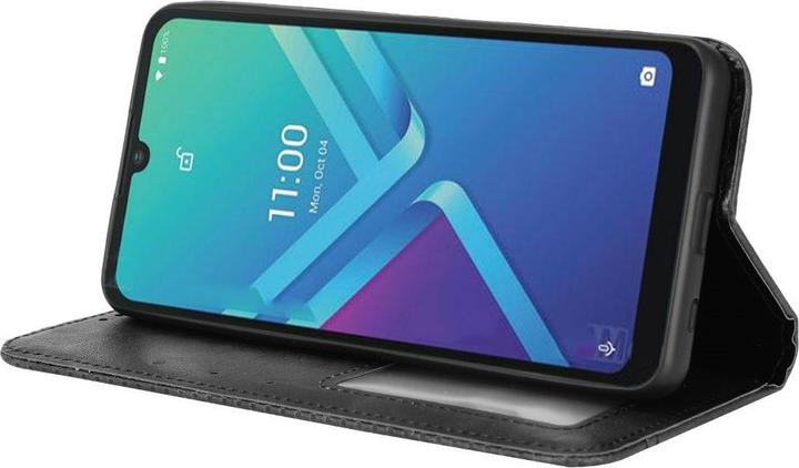 Actual product image Cover-Discount WIKO Y82 - Stand Flip Case Cover black (Wiko Y82)
