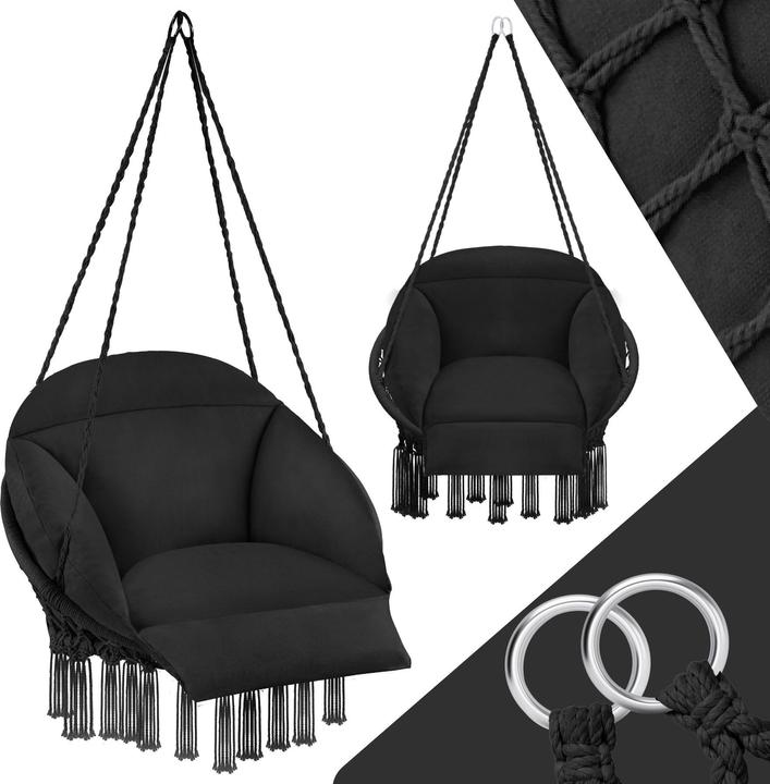 Actual product image tectake Poltrona sospesa Samira (150 kg)
