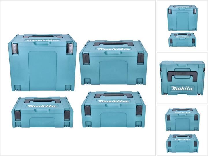 Makita Makpac Set Gr. 1 + 2 + 3 + 4 Transportbox und Werkzeugkiste