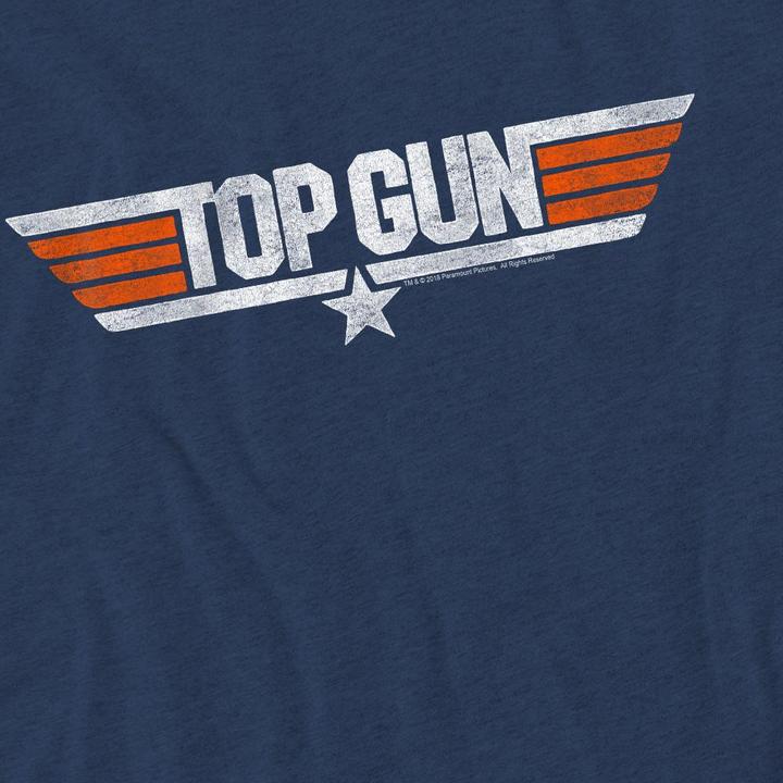 Immagine prodotto Top Gun Maglietta Logo Effetto Invecchiato Adulto Unisex (XL)