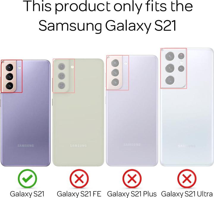 Actual product image Nalia Mobile phone cover (Samsung Galaxy S21)