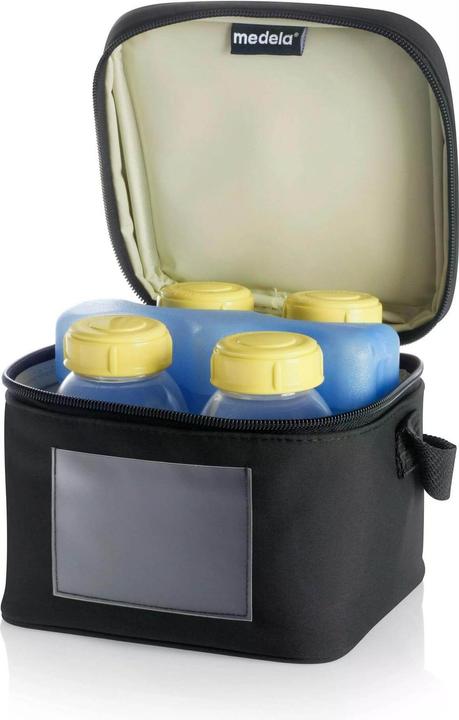 Produktbild Medela Kühltasche mit 4 Milchflaschen und 1 Kühlelement (0.15 l)