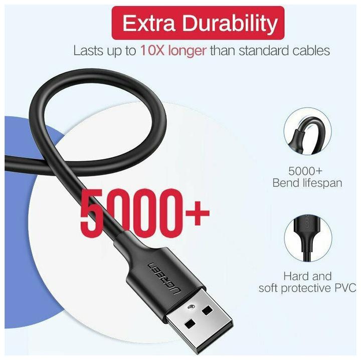 Produktbild Ugreen MicroUSB Lade und USB (1 m, USB 2.0)