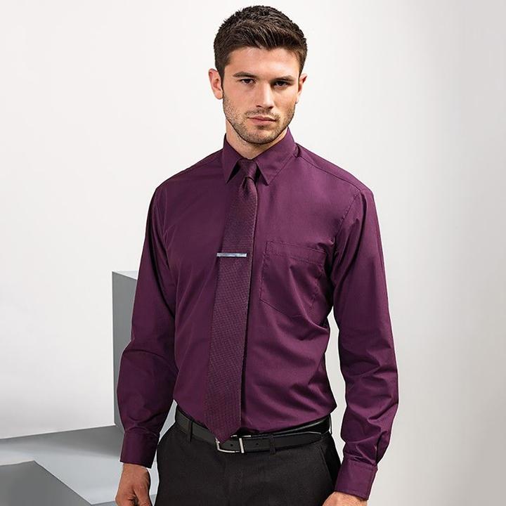 Image du produit Premier Chemise en popeline Chemise de travail manches longues (38)