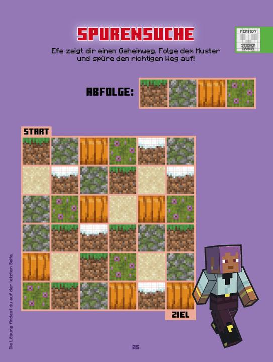 Actual product image Panini Minecraft: 1001 stickers: Stickers - puzzles - colouring in