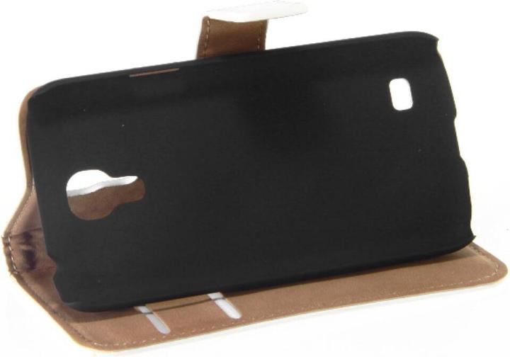 Actual product image OEM Slim Leather Book Case Galaxy S4 mini - White (Samsung Galaxy S4 Zoom)