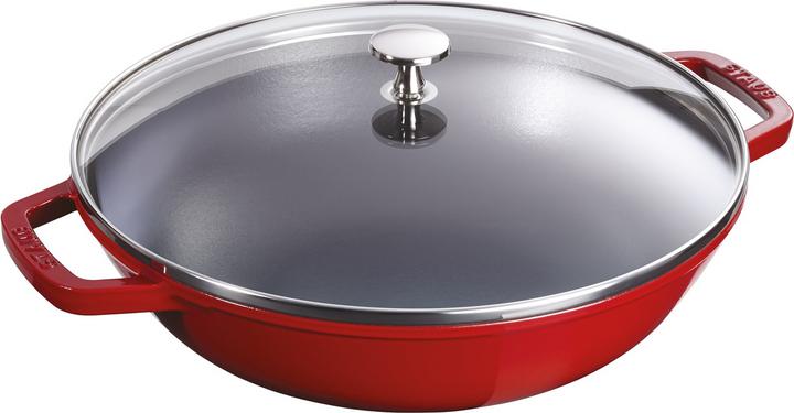 Staub Wok (30 cm, Wok Pfanne, Gusseisen)