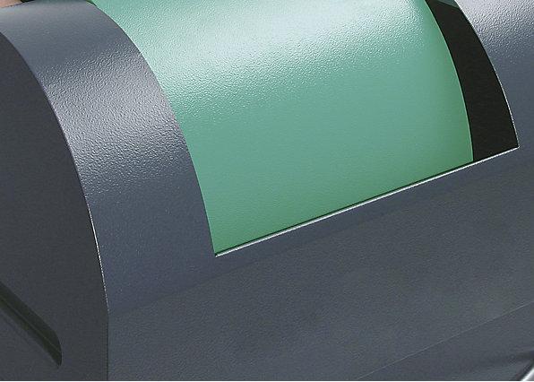 Actual product image kaiserkraft Recyclable material collector made of sheet steel, flame-extinguishing (75 l)
