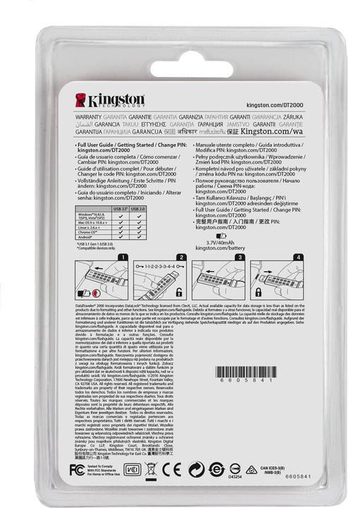 Produktbild Kingston DataTraveler 2000 (32 GB)