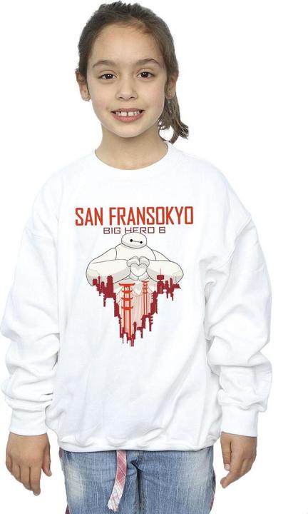 Image du produit Disney - Sweat BIG HERO BAYMAX SAN FRANSOKYO HEART - Fille (128)