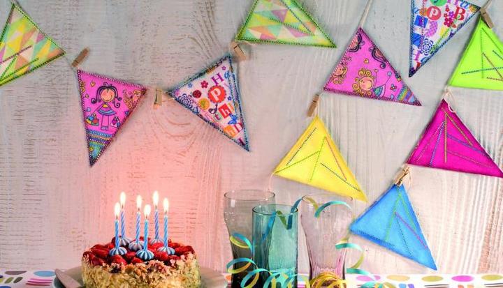 Actual product image Glorex Fabric garland
