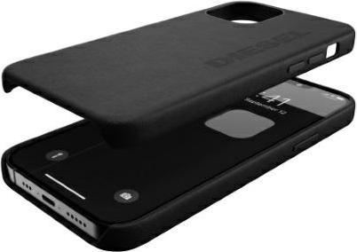 Produktbild Diesel Moulded Case Premium Leather Wrap iPhone 12 Pro Max czarny/black 42517 (Apple iPhone 12 Pro Max)