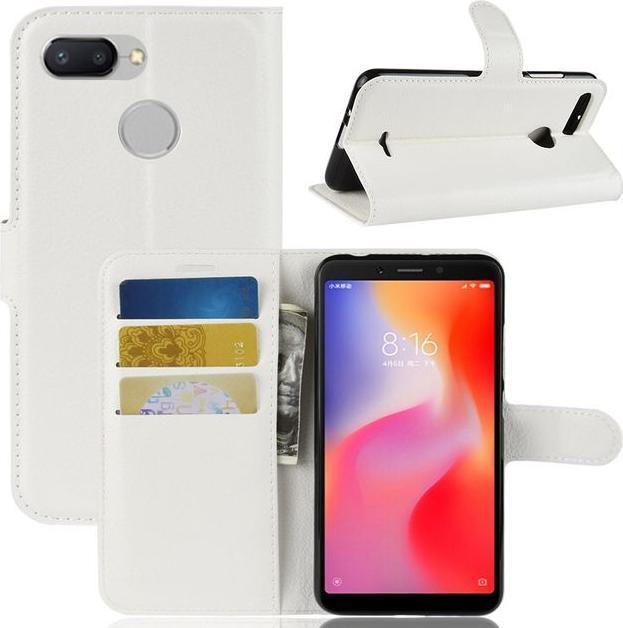 Produktbild MU Classic Litchi Leder Bookcover Series (Xiaomi Redmi 6)