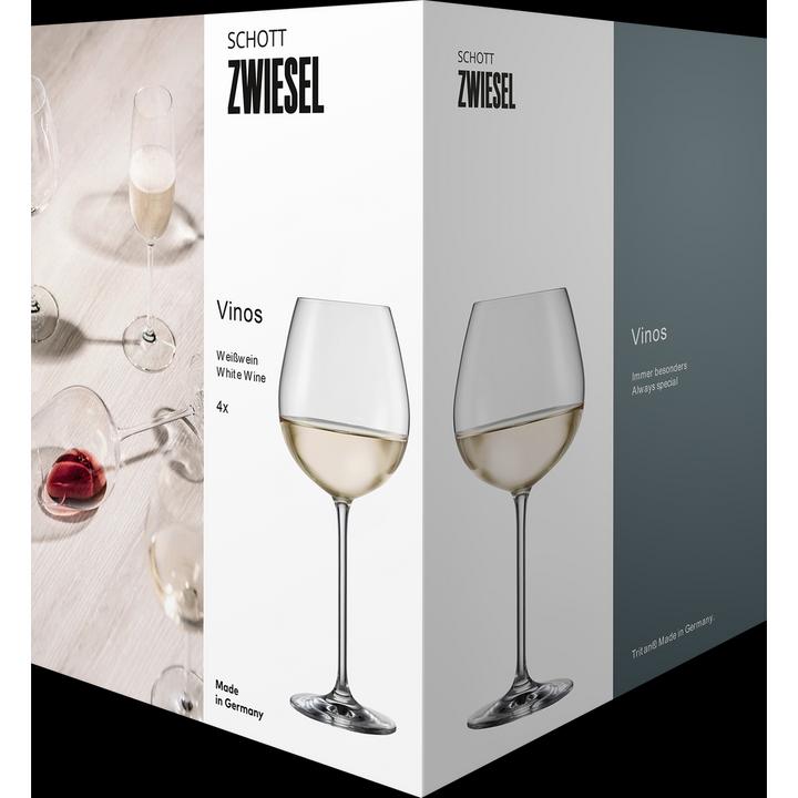 Produktbild Schott Zwiesel Weissweinglas Vinos 0 4 Stück (46 cl, 4 Gläser, Weissweingläser)
