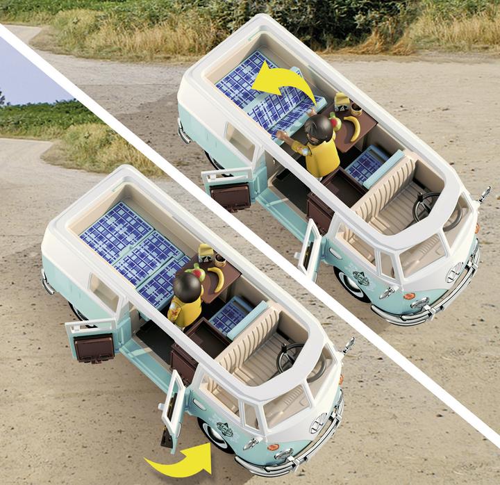 Image du produit Playmobil Volkswagen T1 Camping Bus - Edition spéciale (70826, Voiture populaire Playmobil)