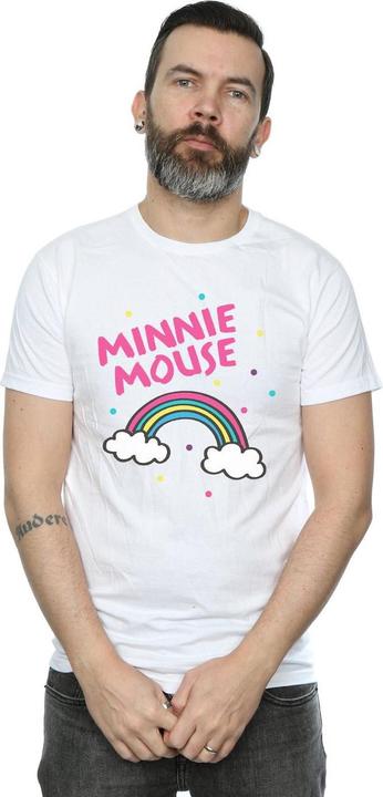 Immagine prodotto Disney Minnie Mouse Rainbow Dots Maglietta Uomo (L)