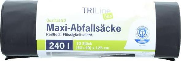 Immagine prodotto Triline Sacchetti per carichi pesanti 240,0 l nero 60,0 µm, 10 pz. (10 x, 240 l)