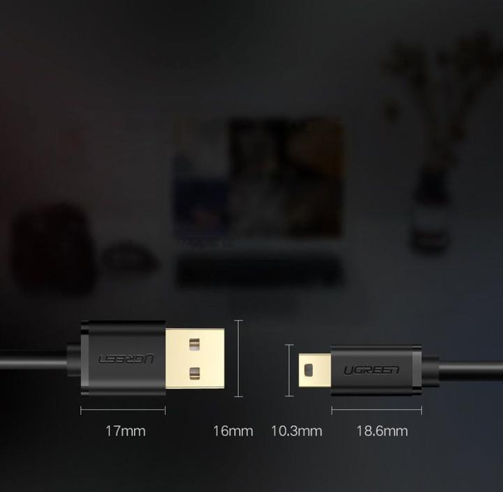 Produktbild Ugreen USB A – USB Mini-B (3 m, USB 2.0)