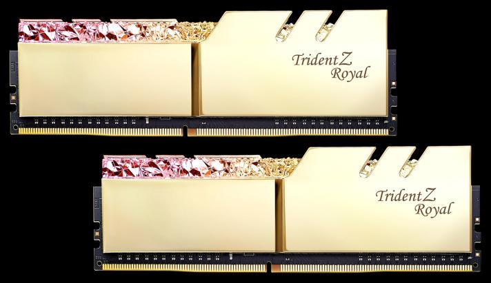 Produktbild G.Skill Trident Z Royal (2 x 16GB, 3200 MHz, DDR4-RAM, DIMM)
