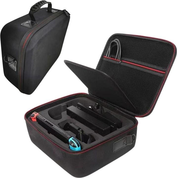 Actual product image Hermex Carrying case for Nintendo Switch and accessories Transport box Travel case Storage case (Switch, Switch Lite, Switch OLED)