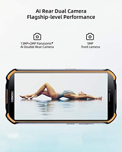 Image du produit Doogee S40 Pro (64 Go, Orange, Noir, 5.45", Double SIM hybride, 13 Mpx, 4G)