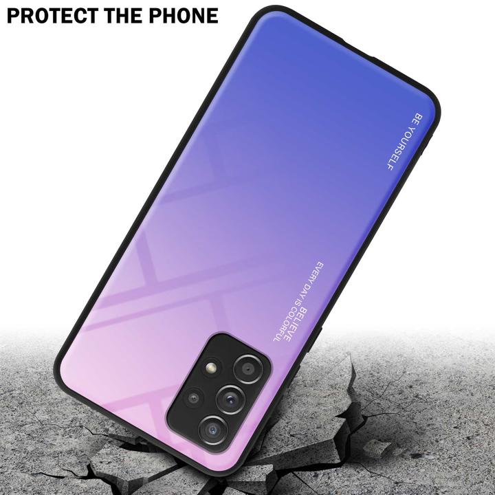 Image du produit Cadorabo TPU 2 couleurs Housse en verre (Samsung Galaxy A52, Samsung Galaxy A52 5G, Samsung Galaxy A52s 5G)