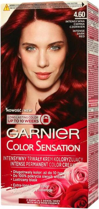 Garnier GAR COLOR SENSATION 4.60 Red Brown (4.60, Intense Dark Red)