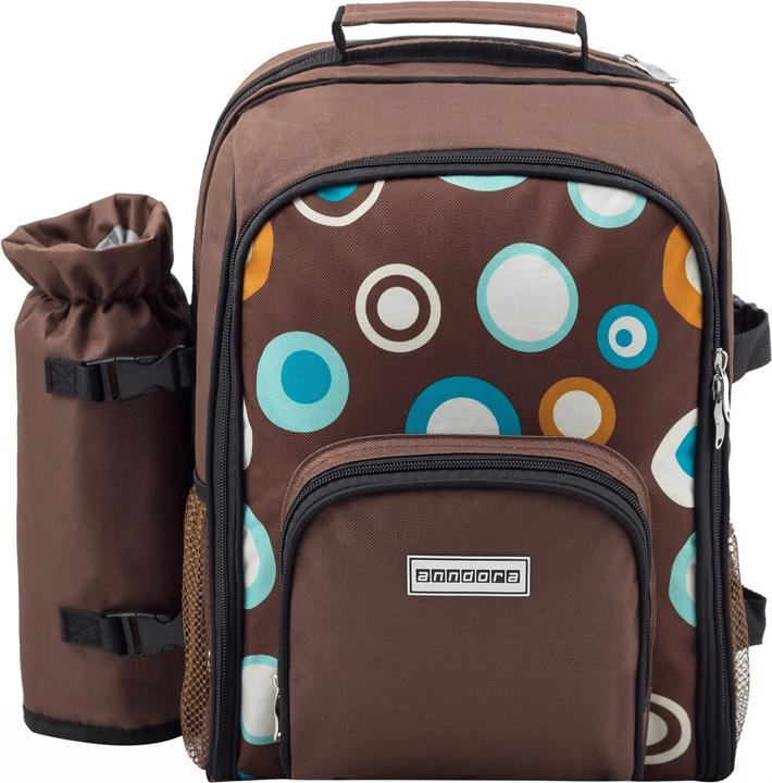 Produktbild Anndora Picknickrucksack für 2 Personen, Retro Braun