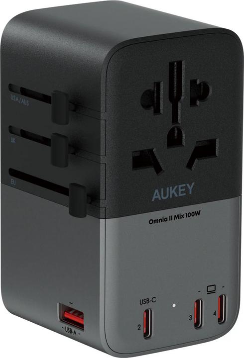 Produktbild Aukey Travel Mate GaN Universal Adapter mit USB