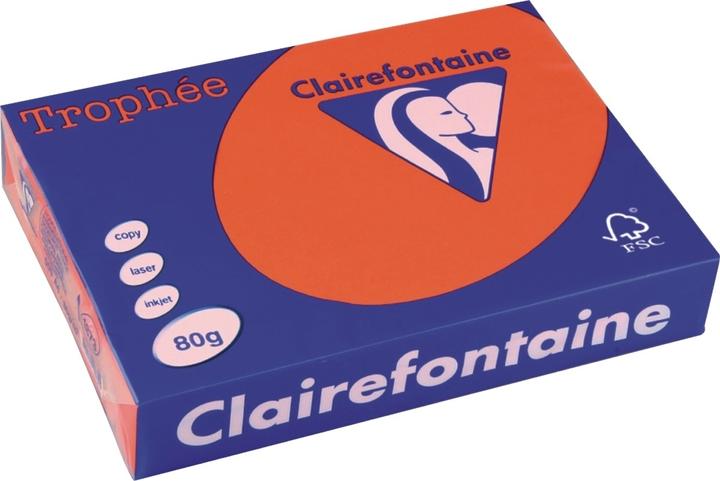 Produktbild Clairalfa Multifunktionspapier Troph‚e, A4, ziegelrot (80 g/m², 500 x, A4)