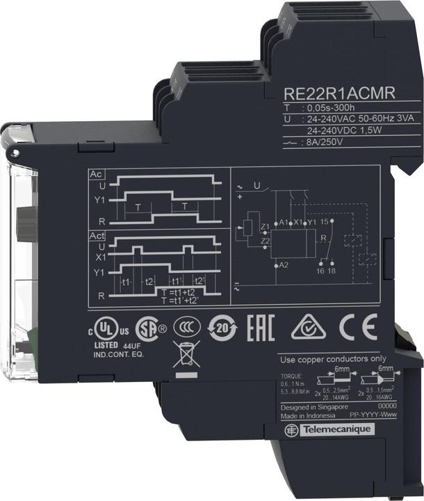 Actual product image Schneider Electric Off Delay Timer Relay