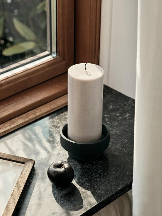 Actual product image Broste Copenhagen Anchor black candlestick 8cm