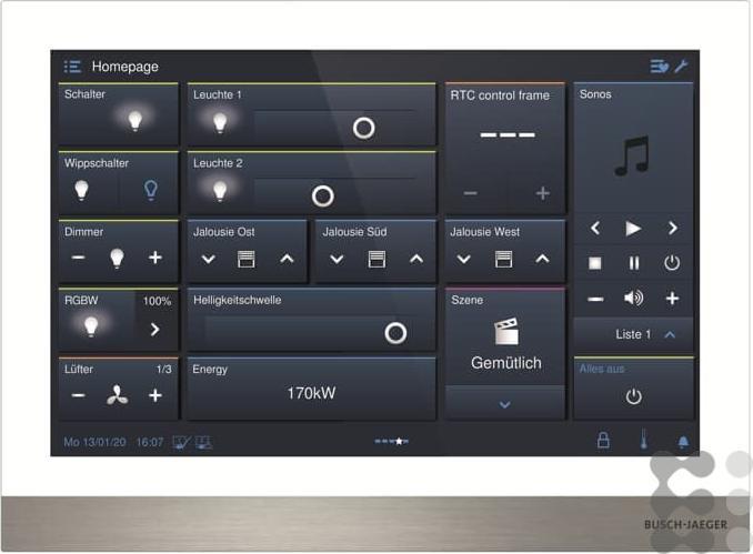 Actual product image Busch-Jaeger IP touch 10