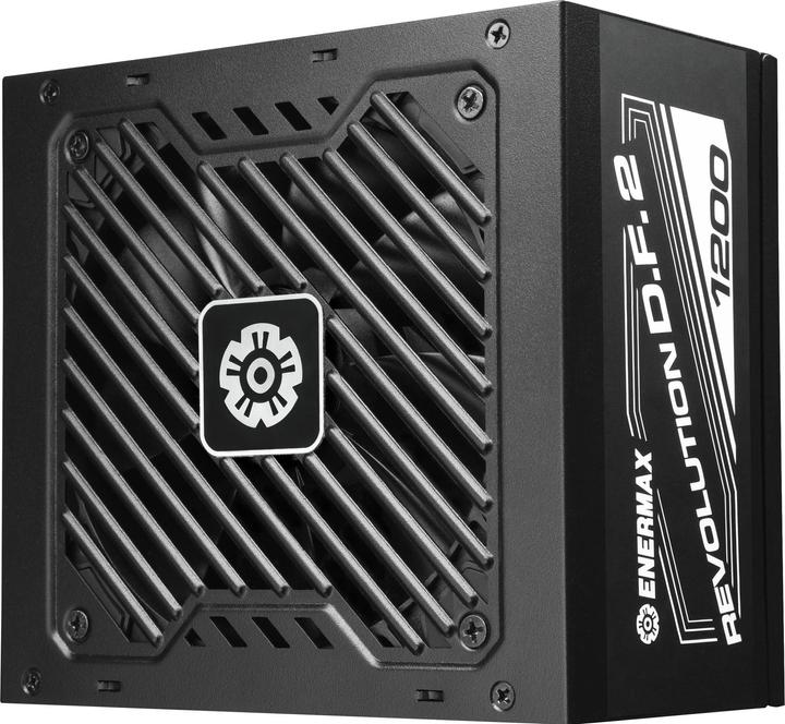 Actual product image Enermax REVOLUTION D.F. 2 1200W Compact Gaming Streaming ATX PSU 80Plus Gold Semi-Modular Semi-Fanle (1200 W)