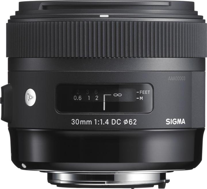 Actual product image Sigma 30mm, f/1.4 DC HSM ART, Canon EF-S (Canon EF-S, APS-C / DX)