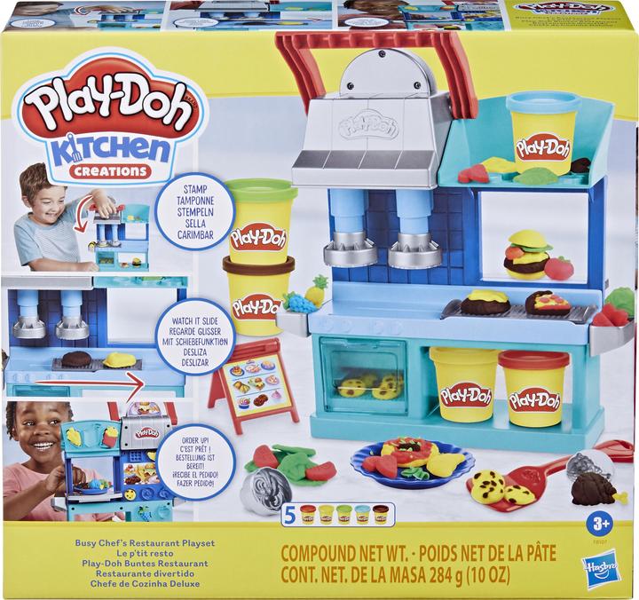 Immagine prodotto Play-Doh Il Ristorante dei Piccoli Chef, playset da cucina, per bambini e bambine dai 3 anni in su