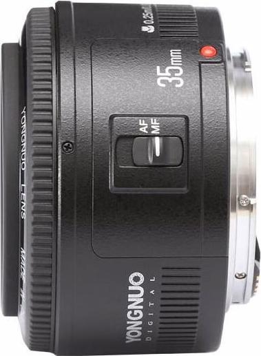Actual product image Yongnuo 35mm f/2 Canon EF (Canon EF, full size, APS-C / DX)